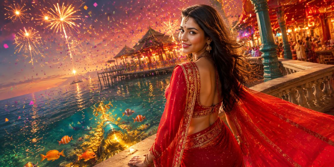 বাংলাদেশে শাড়ি পরা নারী ok baj ফিশিং গেম খেলছেন মোবাইলে নিরাপদে